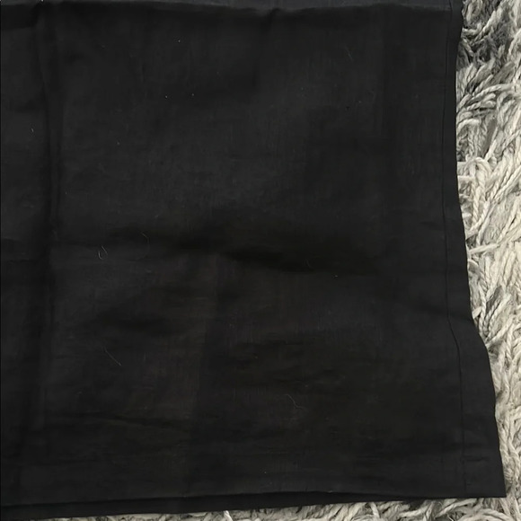 Quince Black Boxy Sleeveless Tank Top - Picture 3 of 4